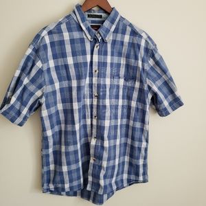 Wrangler Hero Short Sleeve Button Down Shirt L